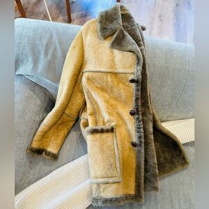 Gorgeous authentic sheepskin coat
